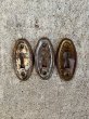 画像5: 1910'S 20'S　アーリセンチュリー　キーホール　keyhole　キープレート　スケルトンキー用　カギ穴プレート　シャビーシック　スチール　ラウンド型　アンティーク　ビンテージ (5)