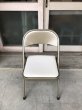 画像3: 折り畳み椅子　アイアン　パイプ椅子　1960’S　フォールディングチェア　ビンテージ　アンティーク (3)
