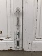 画像17: 1930's 40'S    ガラスドア　ペア　ダブルドア　ケーシング　ドア枠付き　セット    ポーチドア　エントランス　アーチトップ 　ウッド　アンティーク　ビンテージ (17)