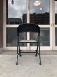 画像4: 折り畳み椅子　アイアン　パイプ椅子　1960’S　フォールディングチェア　ビンテージ　アンティーク (4)