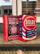画像1: オイル缶　２個セット　SOLOX　MARVEL MISTERY OIL　ティン缶　アドバタイジング　アンティーク　ビンテージ (1)
