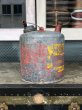 画像4: OLD　ウッドハンドル　小型　携行缶　ガソリン缶　オイル缶　ティン缶　アンティーク　ビンテージ (4)