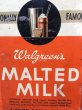 画像13: 1940'S 50'S　walgreen's　MALTED MILK can　ミルク缶　ブリキ　ティン缶　見せる収納　ストレージ　フラワーベース　多肉植物　サボテンポット　ガーデニング　アンティーク　ビンテージ (13)