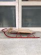 画像4: 1950'S 60'S　WOOD SLED　アイアン　ウッド　木製　橇　ソリ　ローテーブル　ランタンテーブル　ディスプレイ台　アンティーク　ビンテージ (4)