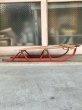 画像10: 1950'S 60'S　WOOD SLED　アイアン　ウッド　木製　橇　ソリ　ローテーブル　ランタンテーブル　ディスプレイ台　アンティーク　ビンテージ (10)