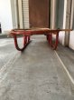 画像8: 1950'S 60'S　WOOD SLED　アイアン　ウッド　木製　橇　ソリ　ローテーブル　ランタンテーブル　ディスプレイ台　アンティーク　ビンテージ (8)