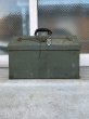 画像3: 1940'S 50'S　ツールボックス　大型　メタルボックス　ミリタリー　アーミー　工具箱　収納ケース　インダストリアル　アンティーク　ビンテージ (3)