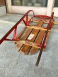 画像11: 1950'S 60'S　WOOD SLED　アイアン　ウッド　木製　橇　ソリ　ローテーブル　ランタンテーブル　ディスプレイ台　アンティーク　ビンテージ (11)