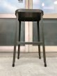 画像4: 1950'S　リオン　リヨン　FACTORY STOOL　industrial　メタルスツール　ミドルハイ スツール　アイアン　LYON AURORA,ILL.　ビンテージ　アンティーク (4)