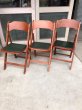 画像6: 1940’S 50'S　WORTHINGTON　フォールディング チェア　ウッド チェアー　椅子　折りたたみ椅子　ステンシル　ビンテージ　アンティーク (6)