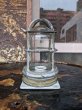 画像15: 1940'S 50’S　シップライト　ポーチライト　ケージランプ　インダストリアル　シーリングライト　フラッシュマウント　ラウンドクリアガラスシェード　1灯　キャストアルミニューム　P.C.Co　アンティーク　ビンテージ (15)