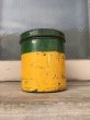 画像3: 1910'S 20'S 30'S　FROZEN GOLD　アイスクリーム缶　カッテージチーズ缶　ヘヴィーデューティー　アイアンバケット　トラッシュカン　ゴミ箱　鉄　蓋付　シャビーシック　カナリヤ　ブラジル　カラー　アンティーク　ビンテージ (3)