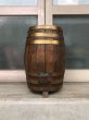 画像6: BAR　洋酒　重厚　ウッドバレル　樽　ウイスキー樽　ビア樽　ウイスキーバレル　ビールバレル　ウッド×ブラス　真鍮　ショップディスプレイ　店舗什器　アンブレラスタンド　傘立て　アンティーク　ビンテージ (6)