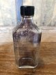 画像4: 1920'S 30'S　INK BOTTLE　インクボトル　2本セット　瓶　クリアーガラス　メジャー　蓋付　アンティーク　ビンテージ (4)