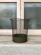 画像8: 1910'S 20'S　ワイヤーメッシュ　ダストボックス　ワイヤーバスケット　アメリカ　USA　buckets　trash can　トラッシュカン　ゴミ箱　アイアン　スチール　アンティーク　ビンテージ (8)