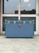 画像3: 1950'S 60'S　スカイブルー　キレイなトランク　LONG LOCK　大型　スーツケース　店舗什器に　アンティーク　ビンテージ (3)