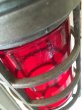 画像7: 1940'S 50’S　RAB　シップライト　ポーチライト　ケージランプ　ヘヴィーデューティー　赤色灯　エマージェンシー　暗室　インダストリアル　シーリングライト　フラッシュマウント　ラウンドクリアガラスシェード　1灯　キャストアルミニューム　アンティーク　ビンテージ (7)