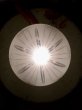 画像9: 1930’S 40'S　ビクトリアン　シーリングライト　1灯　ボタニカル柄　フロストガラスシェード　マットカラー　フラッシュマウント　アンティーク　ビンテージ (9)