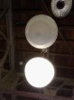 画像13: 1920’S 30’S　ペア　2PCS/SET　アールデコ　スクールハウス シーリング　ミルクガラス　ブラス　真鍮　1灯　シャビーシック　薄ピンク　アンティーク　ビンテージ (13)