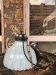 画像13: 1910’S 20'S　アーリーセンチュリー　ビクトリアン　シーリングライト　1灯　エクストラヘヴィー ミルクガラスシェード　真鍮　アンティーク　ビンテージ (13)