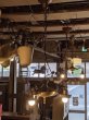 画像7: 1920'S30'S　アールデコ　シーリングライト　パンランプ　3灯　シャンデリア　真鍮　ベアバルブ　スイッチ付　ソケットサラウンド　装飾　アンティーク　ビンテージ (7)