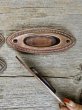 画像11: 1900'S 1910'S　4PCS/SET　ビクトリアン　サッシリフター　スライドウインドー　オーバースライド　引戸金物　引き手　真鍮　銅メッキ　ブラス　アンティーク　ビンテージ (11)