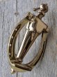 画像8: 1950'S 60'S 70'S ?!　ホースシュー　蹄鉄　ラッキーチャーム　ロカビリー　ロックンロール　HORSE SHOE　knocker　ドアノッカー　キャスト　ブラス　真鍮　アンティーク　ビンテージ (8)