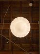 画像8: 1930'S　ミルクガラスシェード　ペンダントランプ　シーリングライト　1灯　スクールハウスシーリング　大型　アーツ＆クラフツ　シャビーシック　スチール　アイアン　アンティーク　ビンテージ (8)