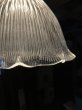 画像6: 1910'S 20'S　GE　ジェネラルエレクトリック　ホロフェーン　HOLOPHANE　シーリングライト　1灯　リフレクターカット　ガラスシェード　ペンダントライト　装飾　アンティーク　ビンテージ (6)