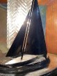 画像3: 1930'S 40'S　アールデコ　マイアミモダン　フロリダ デコ　マシーンエイジ　ヨット　マリンシップ　ロケット　テーブルランプ　1灯　ブリリアント　ガラス　アンティーク　ビンテージ (3)