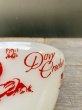 画像5: 1950'S 60'S　ファイヤーキング　Davy Crockette　デイビークロケット　シリアルボウル　アイボリー　RED　赤　美品　アンカーホッキング　アンティーク　ビンテージ (5)