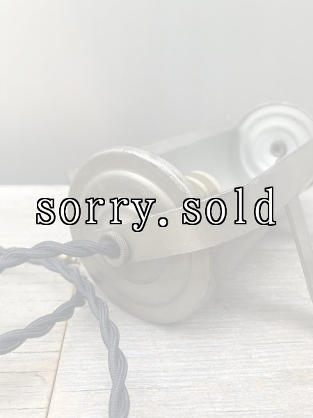 画像14: 1950'S　ピクチャーフレームライト　フックハンギングランプ　メニュー灯　掲示板　レコードジャケット灯　スチール　1灯　首振り　アンティーク　ビンテージ (14)