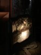 画像4: 1920'S 30'S　PATINA　アーリーセンチュリー　アールデコ　TVランプ　モーションライト　レア　ガラス＆ペーパー　キャストアルミニウム　ベークライト　スチール　マウンテン　アウトドア　山　湖　太陽　月　ムードランプ　間接照明　パティーナ　シャビーシック　ビンテージ (4)
