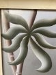 画像9: 1950’S　ミッドセンチュリー　フィフティーズ　2pcs set　M . Devoe　FLAMINGO　フラミンゴ　トロピカルデコ　ウォールデコ　ガラス　額装　ハンドペインテッド　フロリダ　マイアミ　アールデコ　ウォールオーナメント　アンティーク　ビンテージ (9)