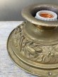 画像7: 1910'S 20'S　アーリーセンチュリー　ビクトリアン　patina　パティーナ　フラワー装飾　シーリングマウント&ウォールマウントライト　ベアバルブ　1灯　真鍮　アンティーク　ビンテージ (7)