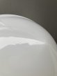 画像27: 1920'S 30'S　レア　マシンエイジ　コーン型　スタッド型　リブ付きミルクガラスシェード　ペンダントランプ　シーリングライト　1灯　スクールハウスシーリング　中型　アーツ＆クラフツ　シャビーシック　スチール　ブラス　銅メッキ　アイアン　アンティーク　ビンテージ (27)