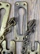 画像18: 1940’S 50'S 60'S　サーフェイスロック　ドアチェーン　ドアファスナー　ロック　CHAIN DOOR FASTENERS　鍵　スチール　アイアン　真鍮メッキ　ソリッドブラス　アンティーク　ビンテージ (18)