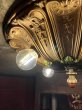 画像3: 1910'S 20'S　アーリーセンチュリー　ビクトリアン　フラッシュマウント 　シーリングライト　鋳物　アルミ合金　ピューター　4灯　ヴィクトリアン装飾　クラスターランプ　アンティーク　ビンテージ (3)