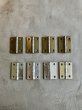 画像1: 1960'S　STANLEY　蝶番　4pcs/set　スチール　アイアン　メッキ　4個セット　丁番　バタフライ　ヒンジ　アンティーク　ビンテージ (1)