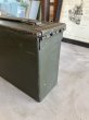 画像5: TOOLBOX　U.S.ARMY　ミリタリー　ammo box 　アンモ　ツールボックス　メタルボックス　工具箱　アーミー　弾丸箱　アンティーク　ビンテージ (5)