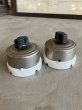 画像3: 1910'S 20'S　DIAMOND H SWITCH　サーフェイススイッチ　大型　ロータリースイッチ　ターンスイッチ　スナップスイッチ　ブラス　ニッケルメッキ　ベークライト　ポーセリン　アンティーク　ビンテージ (3)