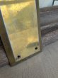 画像6: 1930'S 40'S　PATINA　パティーナ　プッシュプレート　押板　スチール　真鍮メッキ　2pcs/set　２枚セット　アンティークドアに　フロアヒンジドアなどに　ラスティーゴールド　アンティーク　ビンテージ (6)