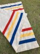 画像6: 1950'S　J.C.PENNY CO.Inc　Golden Down　ALL WOOL BLANKET　ペニーズ　J.C.ペニー　ウール ブランケット　マルチカラー　ストライプ　キャンプ　アウトドア　ハドソンベイ風　アンティーク　ビンテージ (6)