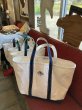 画像21: 1980’s 90'S　L.L.BEAN　Vintage　Boat and Tote　モノグラム　ボートアンドトート　エルエルビーン　L.L.ビーン　ビーントート　ラージ　LARGE　アメリカ製　MADE IN USA　グッドコンディション　NAVY　帆布　ビンテージ (21)