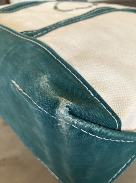 画像12: 1980’s 90'S　L.L.BEAN　Vintage　Boat and Tote　モノグラム　ボートアンドトート　エルエルビーン　L.L.ビーン　ビーントート　ミディアム　アメリカ製　MADE IN USA　グッドコンディション　帆布　シンプルタグ　ビンテージ (12)