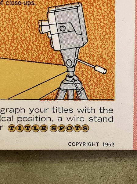 画像14: 1960'S　ミッドセンチュリー　Title Spots　店舗サインボード　デッドストック　ムービータイトル　スライドタイトル　YOUTUBE & SNS タイトル　看板　パーチクルボード　有孔ボード　プラスティック　アドバタイジング　ショップ　ストアー　プライスボード　SIGN　Hudson Photographic Industries　アンティーク　ビンテージ (14)