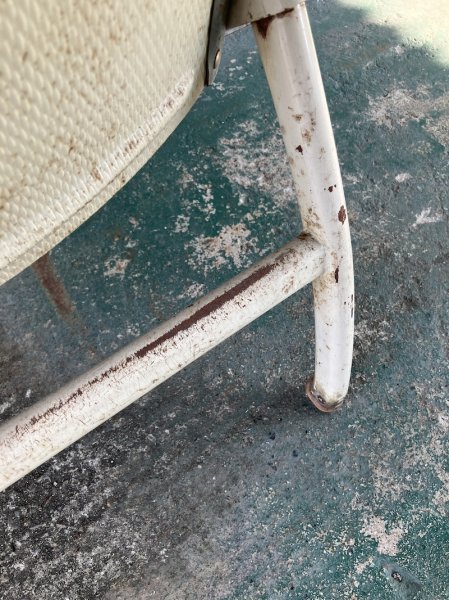 画像13: 1960'S　HEYWOOD WAKEFIELD　フォールディングチェア　ヘイウッド・ウェイクフィールド　ミッドセンチュリー　モダン　モダニズム　スチール　椅子　折りたたみ椅子　EAMES ERA　イームズ　ネルソン　パントン　スペースエイジ　座面少々日ヤケあり　ビンテージ　アンティーク (13)