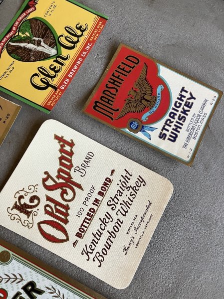 画像6: 1920’S 30'S 40'S 50'S 60'S　21pcs/set　ヴィンテージ　デッドストック　ウイスキーラベル　ケンタッキーバーボン　クラフトビール　ビアー　pale ale　ラベル　アドバタイシング　KENTUCKY Bourbon　デザインサンプルに　店舗ディスプレイに　アンティーク　ビンテージ (6)