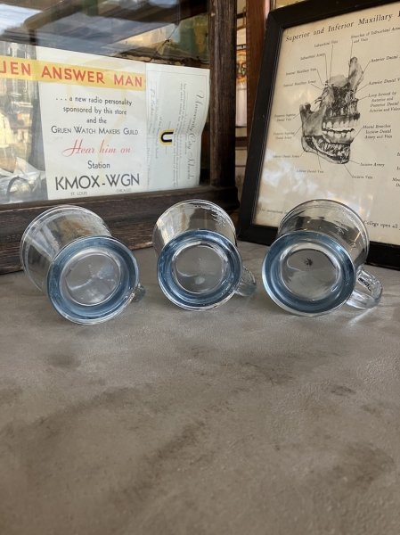 画像6: 1940'S　Fire-King　サファイアブルー　フィルビー　最初期　刻印無し　ファイヤーキング　Dハンドルマグ　ヘヴィーウエイト　アンティーク　ビンテージ (6)