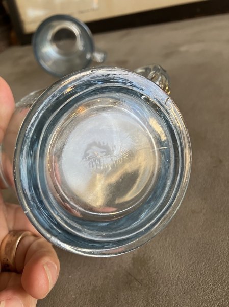 画像18: 1940'S　Fire-King　サファイアブルー　フィルビー　最初期　刻印無し　ファイヤーキング　Dハンドルマグ　ヘヴィーウエイト　アンティーク　ビンテージ (18)